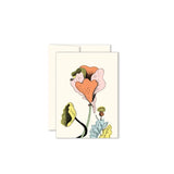 Fleurs Miniature Greeting Card