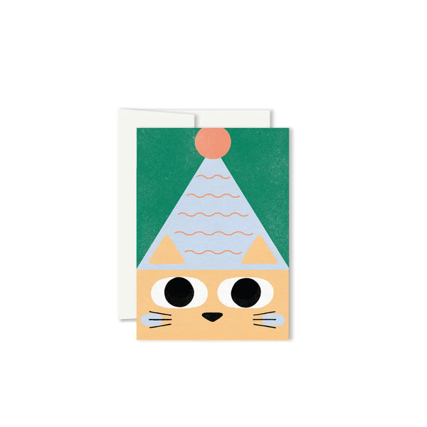 Cat Miniature Greeting Card