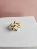 Porcelain Sun Statement Ring