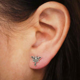Luna Moth Post Earrings