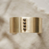 Absaroka Cuff Bracelet in Copper Obsidian
