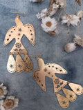 Eagle Brass Earrings