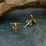 Luna Moth Post Earrings