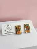 Mini Masterpiece Porcelain Stud Earrings