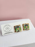 Mini Masterpiece Porcelain Stud Earrings
