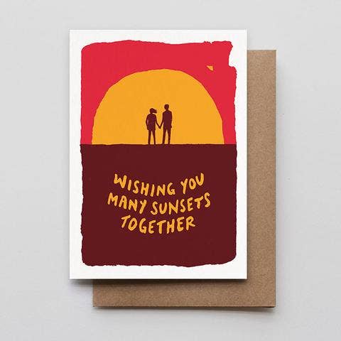 Sunset Love Notecard