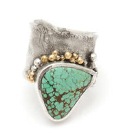 Reticulated Turquoise Ring