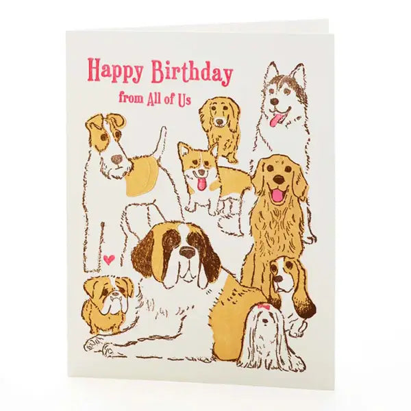Dogs Birthday Notecard