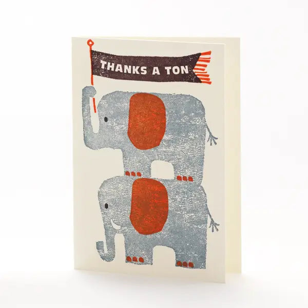 Elephants Notecard