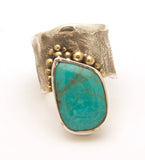 Reticulated Turquoise Ring