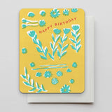 Flower Garden Birthday Card