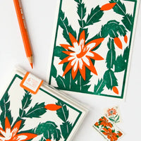 Christmas Cactus Holiday Card Boxed Set