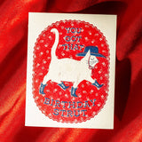 Birthday Strut Risograph Birthday Card