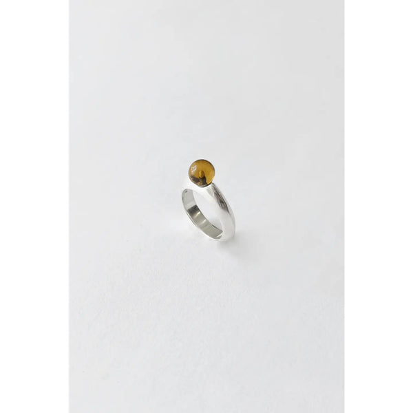 Bubble Ring - Cognac Quartz