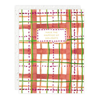 Holiday Plaid Card