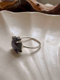 Iolite & Silver Ring