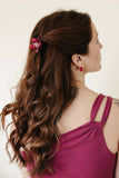 Orchid Hair-Claw in Fuscia