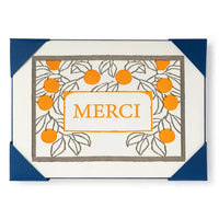 Merci Oranges Notelet Cards 5-Pack