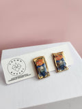 Mini Masterpiece Porcelain Stud Earrings