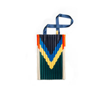 Satin Pleated Tote Bag Rei