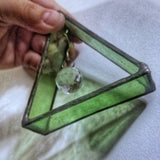 3D Stained Glass Pyramid with Disco Prism by Lost & Found Design