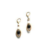 Agate & Black Onyx Earrings