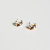 Mixed Metal Hoops
