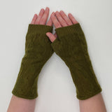 Fingerless Cashmere Gloves