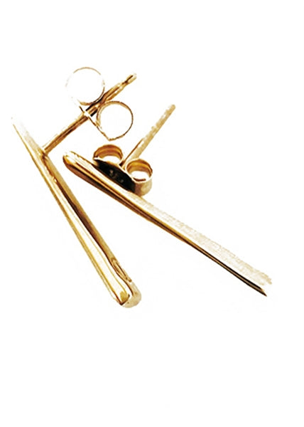 Jetway Earrings - Yellow Gold Polished