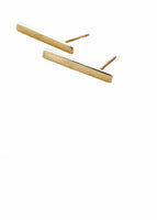 Jetway Earrings - Yellow Gold Polished