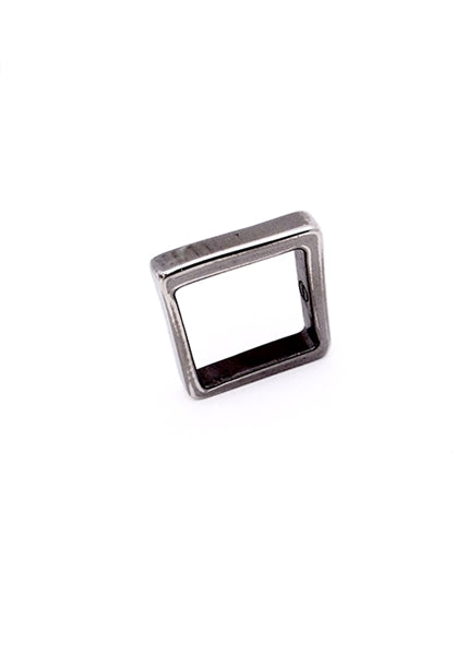 Runway Square Ring - Black Size 6