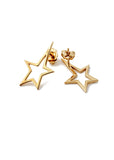 Starlight Earrings - Yellow Gold Polished