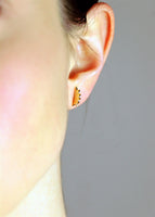 Soleil Studs - Yellow Gold Polished
