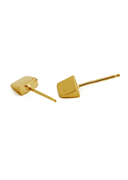 Charter Studs - Yellow Gold Polished
