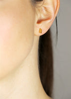 Charter Studs - Yellow Gold Polished