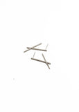 Crossroads Earrings - Sterling Silver Polished
