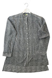 Long Cotton Button-Down Shirt