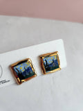 Mini Masterpiece Porcelain Stud Earrings