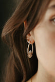 Day & Night Hoop Earrings in Silver