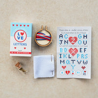 Love Letters Mini Hoop Cross Stitch
