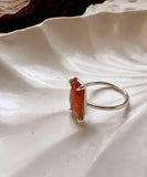 Sunstone & Silver Ring