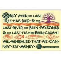 Cree Saying Postcard