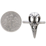 Bronze Raven Skull Ring