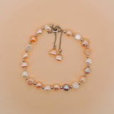 Multi-Color Adjustable Pearl Bracelet