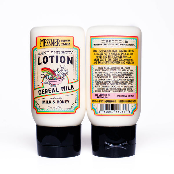 Cereal Milk and Honey Lotion - 2 oz Travel Size