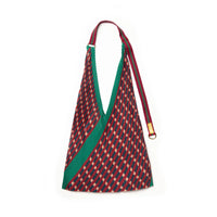 Pleated Y Bag Sophia Green