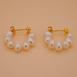 Pearl Ear Jacket Earrings