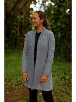 Summer Waffle Weave Long Jacket