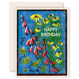 Wildflowers Happy Birthday Card