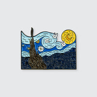 Gogh-Ne with the Wind Enamel Pin